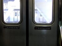 The D racing the Q back to Brooklyn.