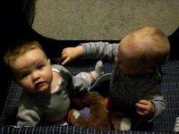 Cousins in da crib