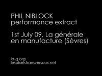 Phill Niblock - Extract performance 1st July 2009