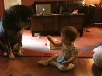 Lucia Feeds Bodhi