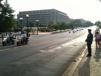 Kennedy funeral procession 1: Independence Ave