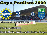 Copa Paulista 2009 - 09ª Rodada - São José 2 x 0 Pão de Açúcar