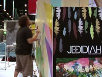 2009 Surf Expo Live Mural Painting