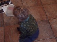 Lukas on Tupperware transport