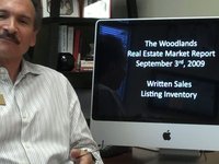 Real Estate Market Report For The Woodlands TX - Listing Inventory and Written Sales / August-September 2009 - By Ken Brand