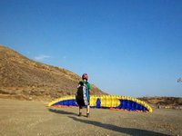 Jerrett kiting the new Soul Fly wing