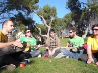Pleased To Get Home Live in a Sunny Afternoon in Madrid (Spain)