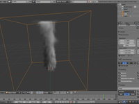 My first smoke sim in blender 2.5
