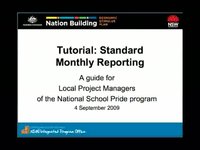 Tutorial: Standard Monthly Reports for NSP