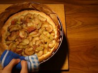 one minute Apple pie