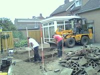 Tuinaanleg: groot materieel in de tuin