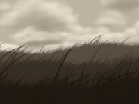 Quick test using AE deformer effects to simulate toony grass in the wind.
