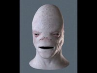 Alien head turntable