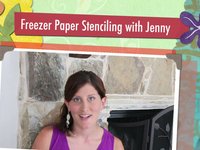 Freezer Paper Stenciling