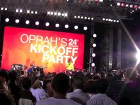 Oprah 24th Season Kickoff Party on Michigan Ave in Chicago