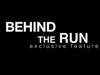 Behind "THE RUN"