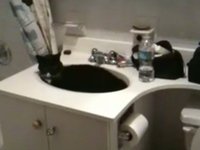 Kaya "Sleepsin" In Sink