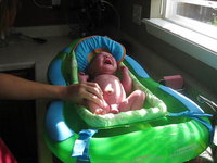 First Bath At Home