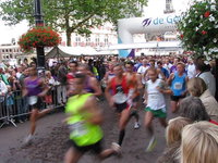 Start van de 21e Goudse Nationale Singelloop 2009