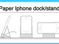 Iphone Paper Dock / Stand