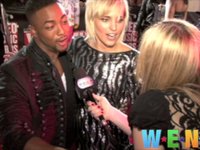 Collins Pennie and Kherington Payne at the VMA Red Carpet