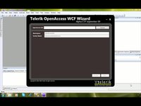 Telerik OpenAccess WCF Wizard: How-to Video #6-Auto detection of OpenAccess Version