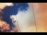 Clouds rolling through