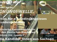 Aktion Krönungswelle in Leipzig