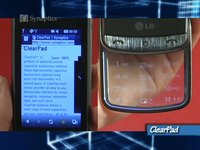 LG Crystal GD900 with ClearPad