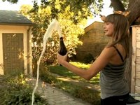 Sabering in the Garden with Kathryn Borel Jr.