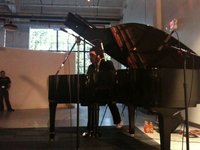 Eric Lewis performing Hearbeats