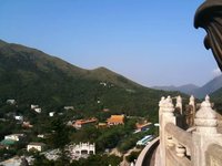 view from ngong ping, hong kong