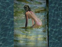 Original painting by Alexander Antonyuk Nude on the Beach