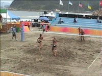 Men and Women's Beach Volleyball Final Matches