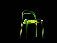 The green chair