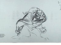 Glen Keane - rough penciltest - BEAST