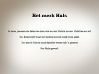 Huls merk animatie