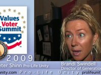 Brandi Swindell - Generation Life - at Values Voters Summit 2009