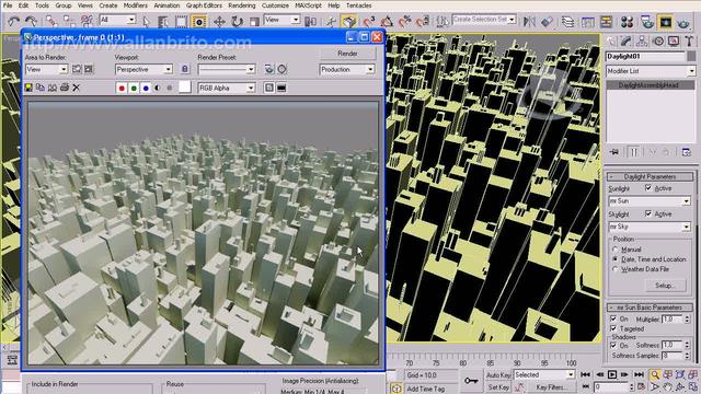 Tutorial 3ds Max - Mental Ray - Plugin Greeble: Paisagens urbanas Tutorial 3ds Max - Mental Ray - Plugin Greeble: Paisagens urbanas