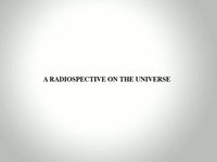 A radiospective on the universe