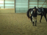 Axel tries to lunge