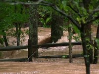 Acworth Georgia Flood in my backyard 9/21/09