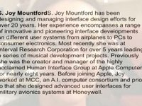S. Joy Mountford vertelt