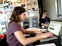 Working at Libery Market