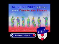 Défile des clowns 14 juillet 2007 Paris