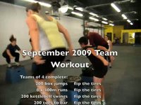September 2009 Team Workout