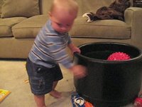 Eli in Ball Basket