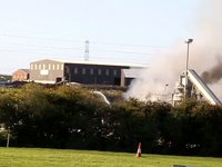Fire in Bedlington - Barrington Industrial Estate