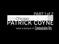 1 of 2 | ESHG at AIGA Chicago | Patrick Coyne of Communication Arts Magazine