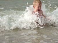 Nate in the Surf, Gulf Shores Alabama